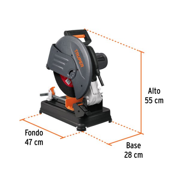 CM-14N+FC2 Tronzadora / cortadora de metales 14", mango en "D", 2200 W