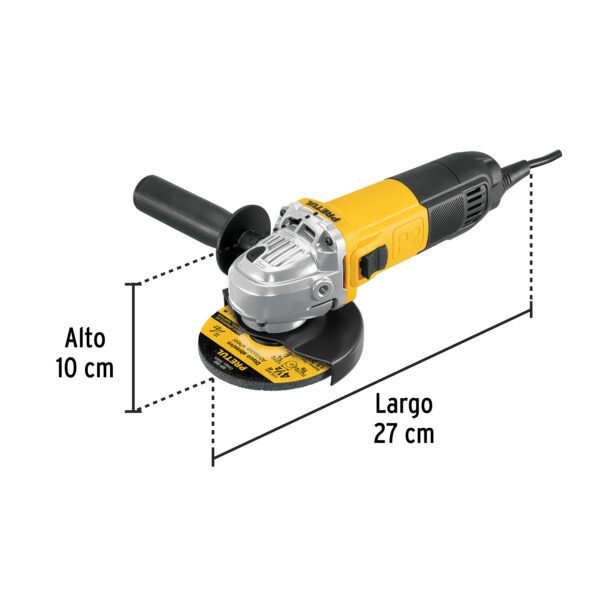 ESMA-4-1-2P2+FC2 Pulidora/ Esmeriladora angular 4-1/2", 700W, PRETUL