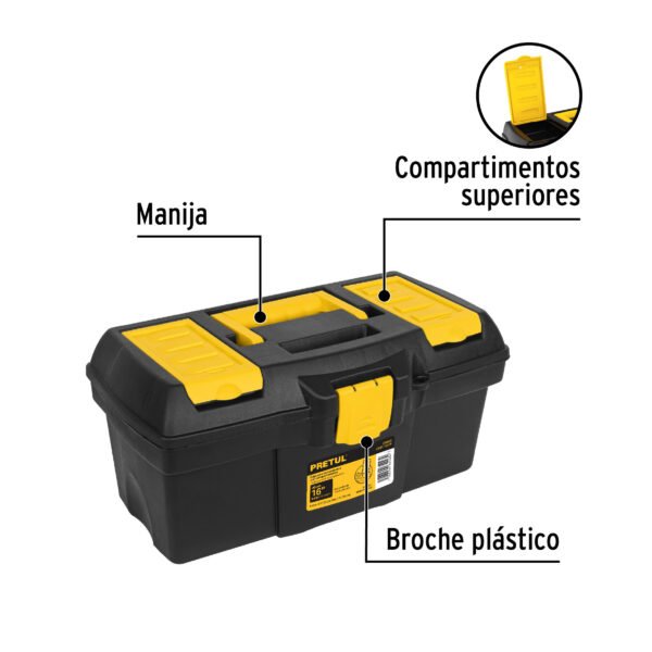 FT-Cambios CAT 23 a 24 (Cajas de herramientas, pág Caja para herramienta de 16" con compartimentos, PRETUL